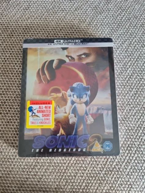 SONIC THE HEDGEHOG 2 4k Blu Ray Steelbook EUR 37 29 PicClick IT