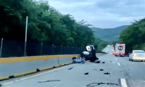 Volcadura En Autopista Del Sol Deja Fallecida Y 4 Lesionados