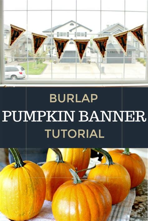 Pumpkin Pennant - Pretty DIY Home