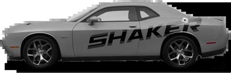 2015 To 2023 Dodge Challenger Shaker Billboard Side Stripes Vinyl Imagination