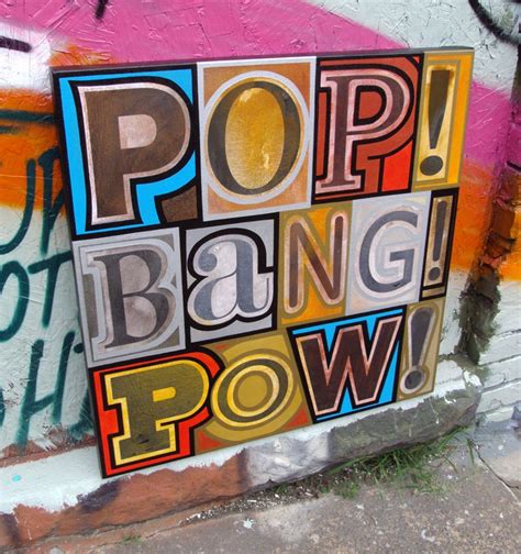 Pop Bang Pow Painting By Garrett Weider Shazam For More Work