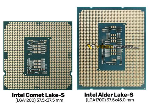 Intel S Alder Lake S CPU Pictured Designed For Intel S Future LGA1700