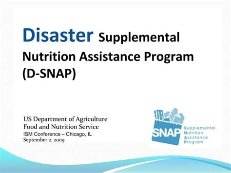 PPT Disaster Supplemental Nutrition Assistance Program D SNAP