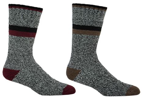 Mens Kodiak Thermal Cotton Crew Socks 2 Pack