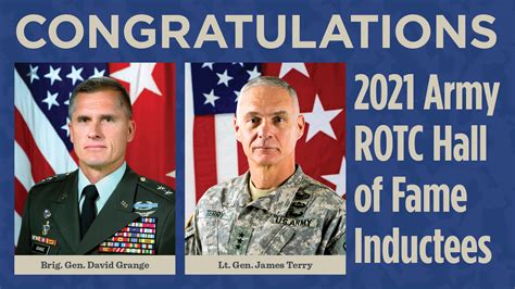 Grange Terry Inducted Into Rotc Hall Of Fame