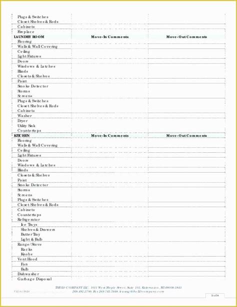 Property Condition Report Template Free Of Free Printable Rental