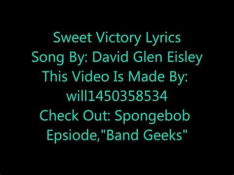 √ダウンロード Sweet Sweet Sweet Victory Spongebob Lyrics 189757 Sweet Sweet Sweet Victory Spongebob Lyrics