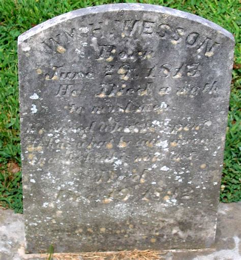 William Hill Wesson Find A Grave Memorial