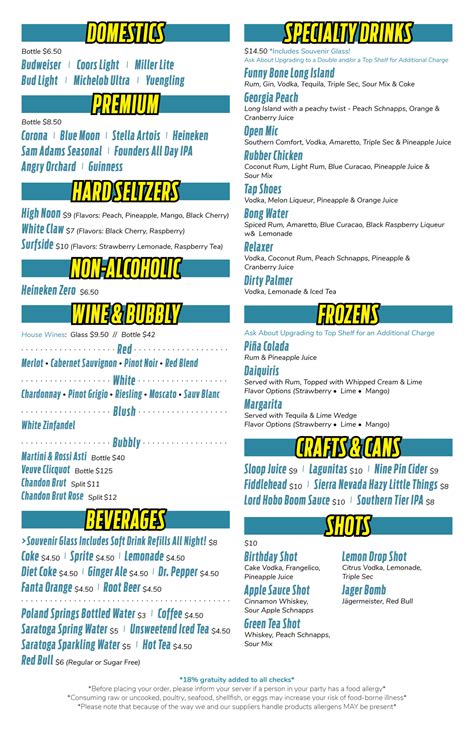 funny bone comedy club albany