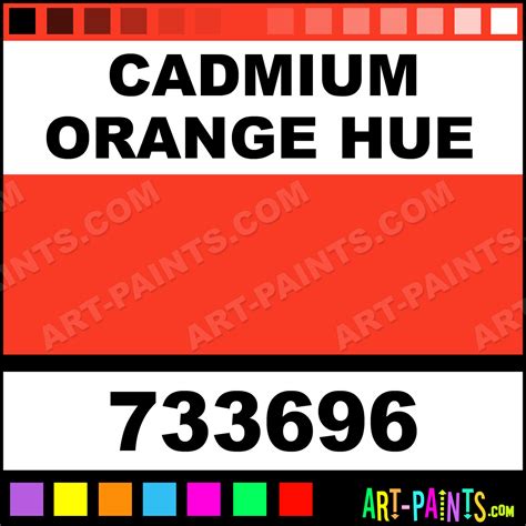 Cadmium Orange Hue Artist Acrylic Paints - 733696 - Cadmium Orange Hue ...