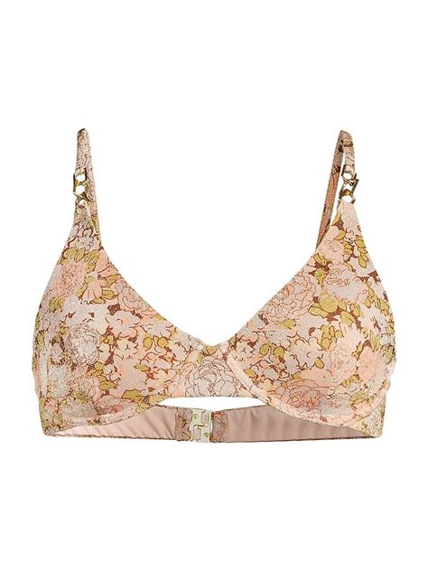 Revel Rey Wo Inez Floral Underwire Bikini Top Meadow Bloom Editorialist