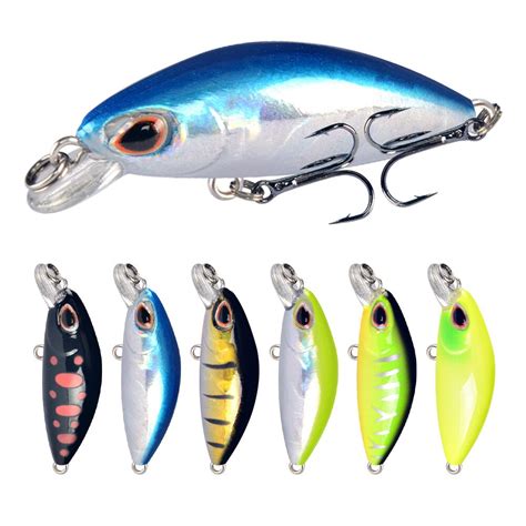 New Cm G Mini Minnow Swimming Hard Crankbait Slowly Sinking Fishing