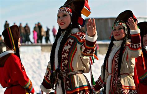 Indigenous Nenets Samoyeds North West Siberia