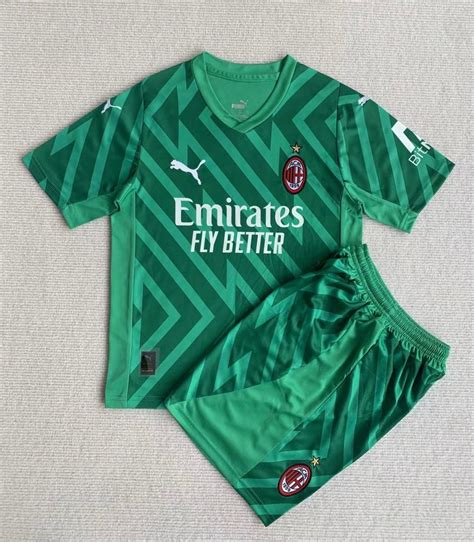 AC Milan Goalkeeper Replica Kit 2923/24 - Etsy