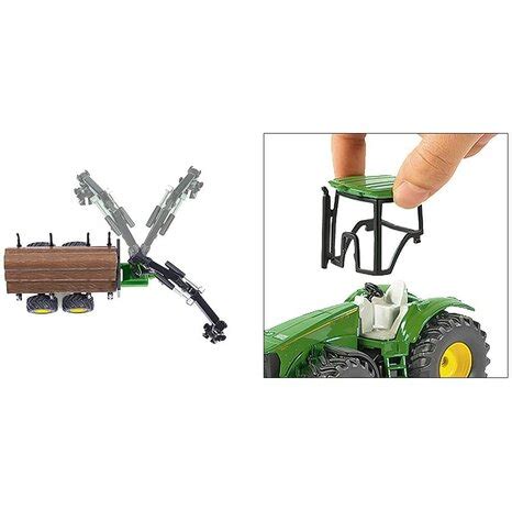 Commandez D S Maintenant Le John Deere Avec Remorque Foresti Re