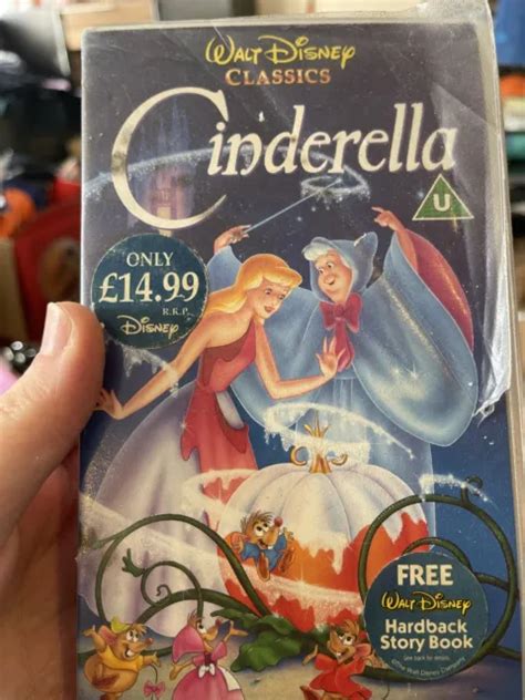 Cinderella Vhs Dm Walt Disney Vhs Picclick Uk