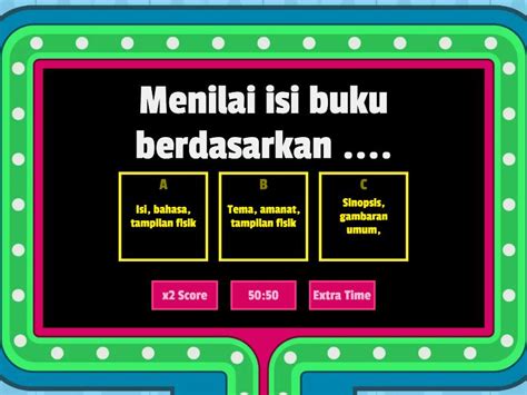 Asesmen Awal Menyajikan Tanggapan Terhadap Buku Gameshow Quiz