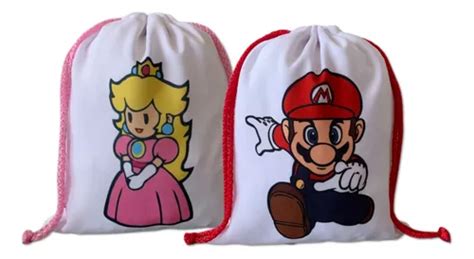 20 Dulcero Aguinaldo Mario Bros Morral Recuerdo Mesa Dulces En Venta En