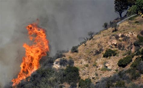 Wildfire Threatens Homes Prompts Evacuations In Pacific Palisades