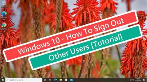 Windows 10 Cómo cerrar sesión en otros usuarios Tutorial Mundowin