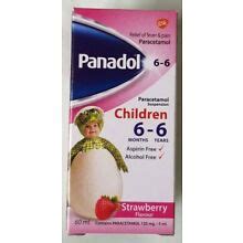 Детская суспензия Панадол (Children Panadol Strawberry Flavour)