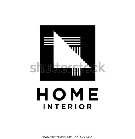 Home Interior Logo Design Modern Feel Stock Vector (Royalty Free ...