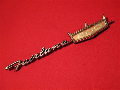 Ford 1966 1967 Fairlane Gt Trunk Lid Emblem For Sale Online Ebay