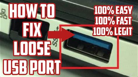 How To Fix A Loose Usb Port