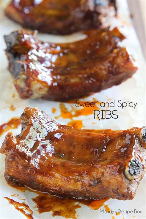 Sweet and Spicy Ribs - Pretty Providence