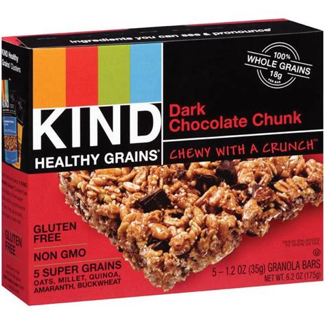 Kind Healthy Grains Dark Chocolate Chunk Granola Bars Blain S Farm