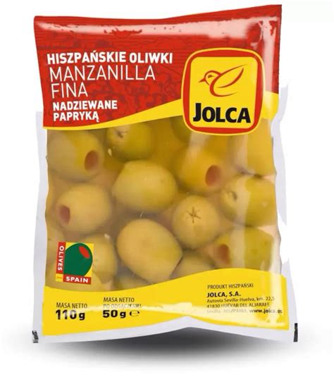 Jolca Oliwki Zielone z Pastą Paprykową 110g 12502281759 Allegro pl