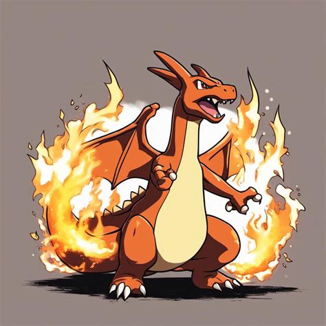 Charizard Blowing Fire by mamakarim on DeviantArt