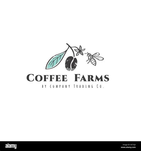 Las Fincas De Café Vector Logo Imagen Vector De Stock Alamy