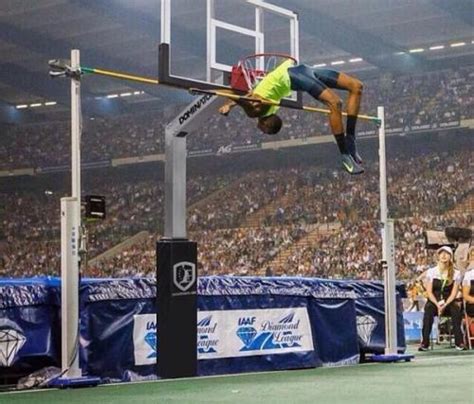 This is what a 2.43 meter high jump looks like... - Jeremy Castro