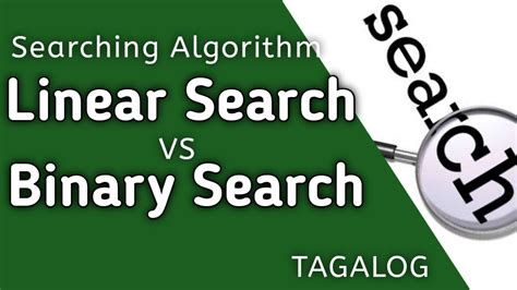 Linear Search Vs Binary Search Searching Algorithm Youtube