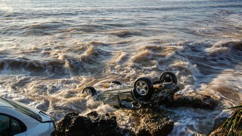 Intense Flooding Sees Cars Swept Into Mediterranean Sea And Buildings