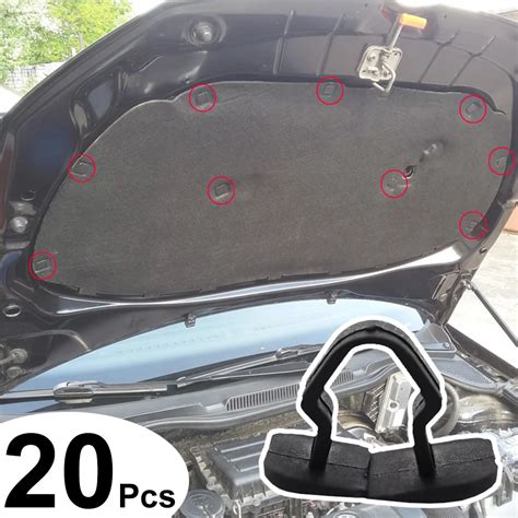 Remaches De Aislamiento Ac Stico Para Cap De Motor Clips De Retenedor Para Vw Golf 4
