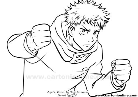 Dibujos Para Colorear De Jujutsu Kaisen