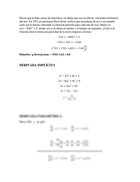 SOLUTION Derivadas Problemas Resueltos Studypool