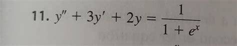 Solved In Problems 1 18 Solve Each Differential Equation By