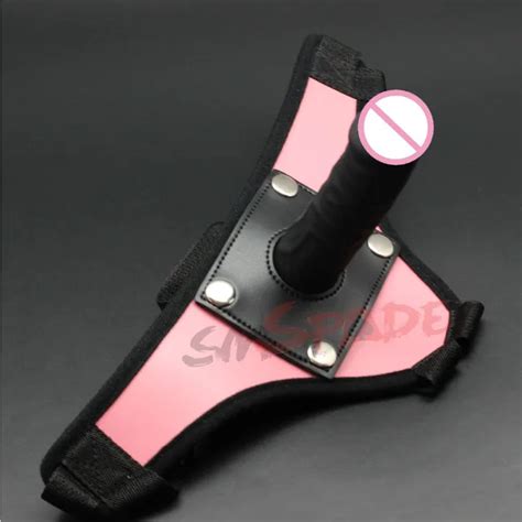 Aliexpress Buy New Arrival Big Size Leather Strap On With Silicone Dildo Cm Big Dildo