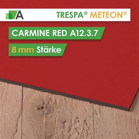 Trespa Meteon Carmine Red A St Rke Mm