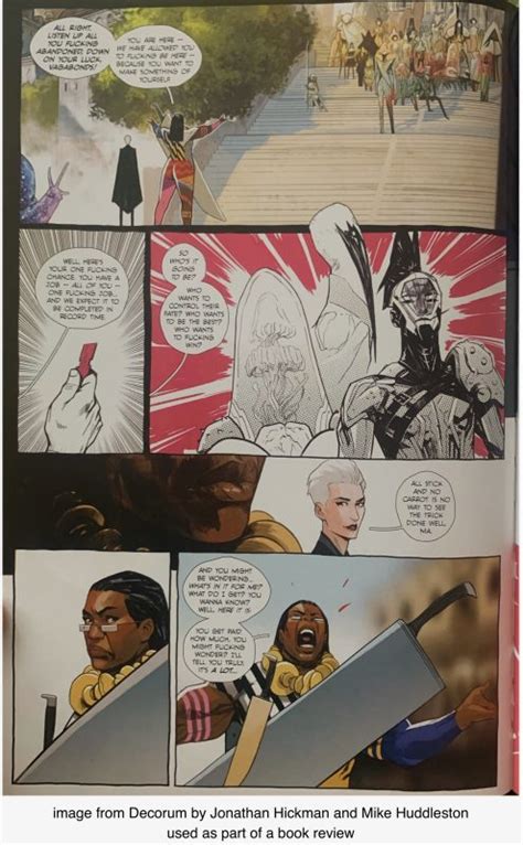 Graphic Novel Review Decorum By Jonathan Hickman And Mike Huddleston