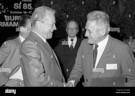 Photo Of October 16 1985 Shows Austrian Minister For Foreign Affairs