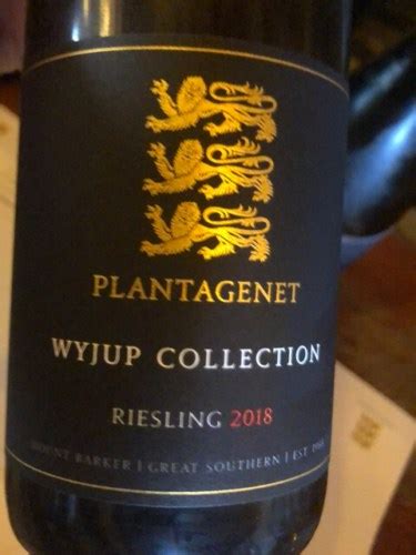 Plantagenet Wyjup Collection Riesling Vivino