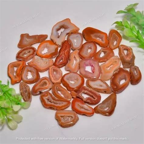 Mix Excellent Orange Agate Druzy Gemstone For Making Jewelry At Rs 5