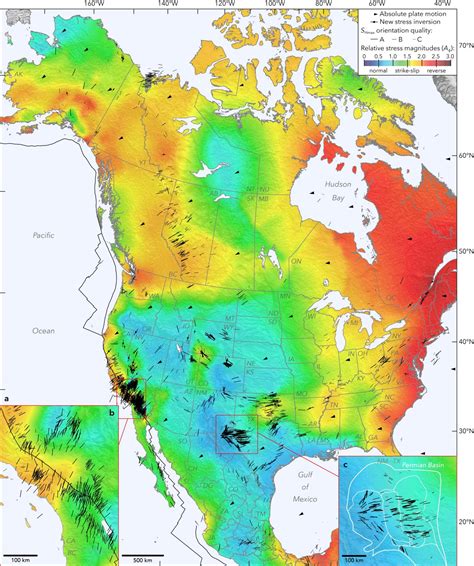 Seismic map of North America reveals geologic clues, earthquake hazards ...