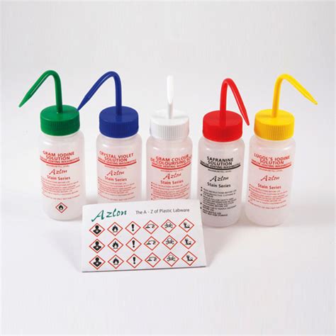 Azlon Biological Stain Bottle Kit Dynalon