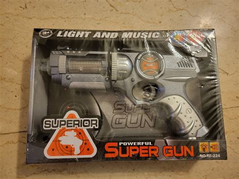 Toy gun - Powerful Super Gun (Light and Music), Hobbies & Toys, Toys ...
