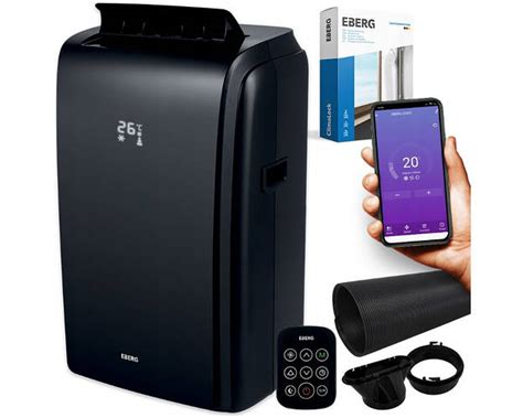 Мобильный кондиционер климатизатор Eberg COOLY 3,2kW WiFi +ClimaLock ...